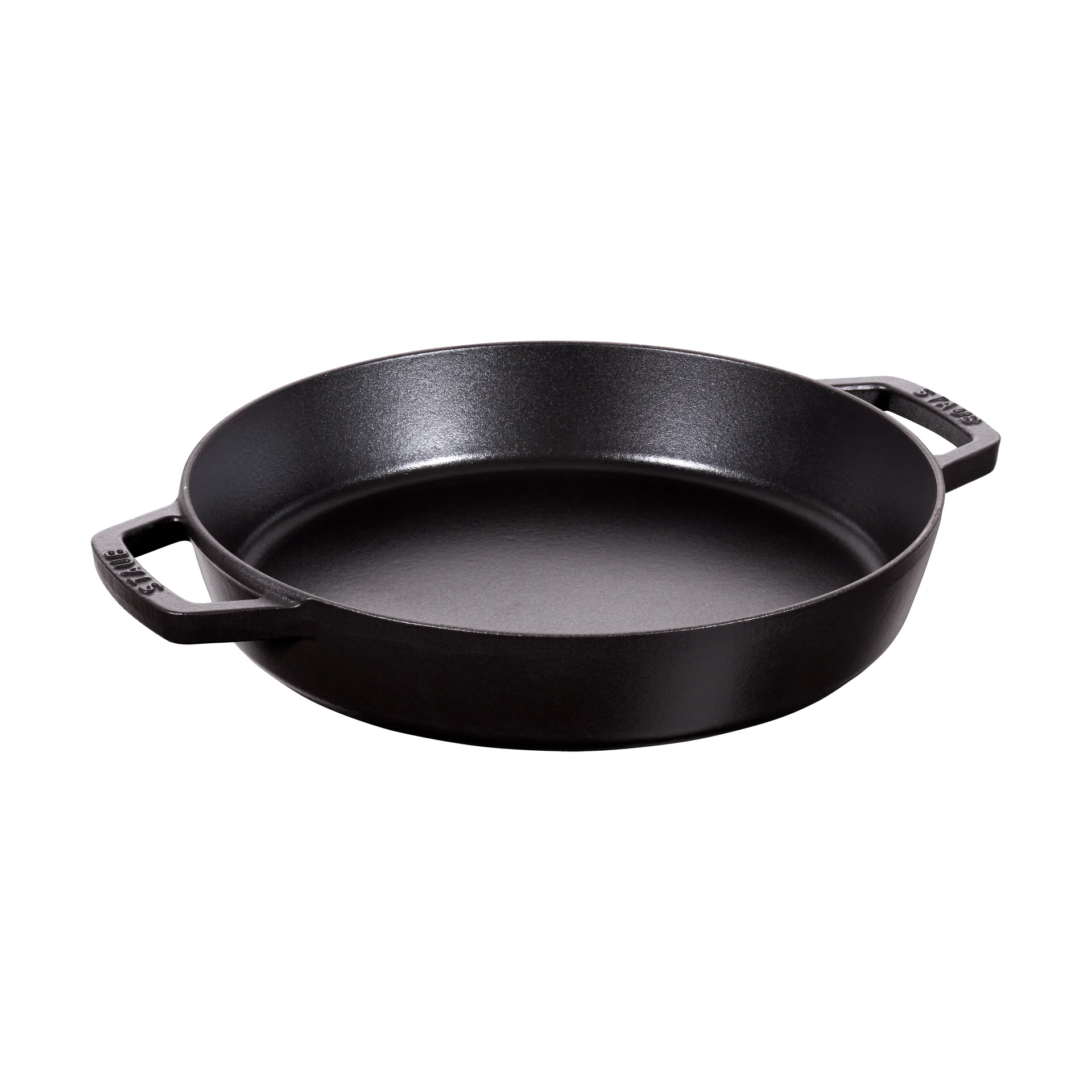 Staub τηγάνι παέγια μαντεμένιο 2 λαβές Ø34 cm, Μάυρο STAUB