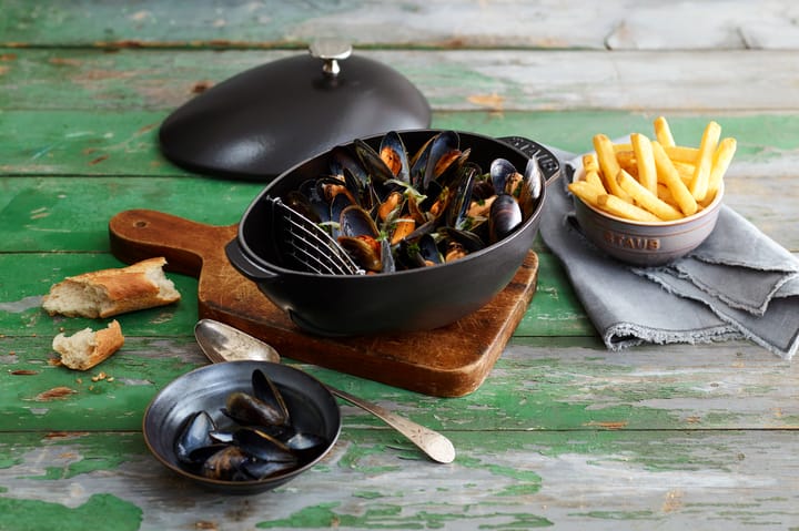 Staub γάστρα στρείδι 2 l, μαύρο STAUB
