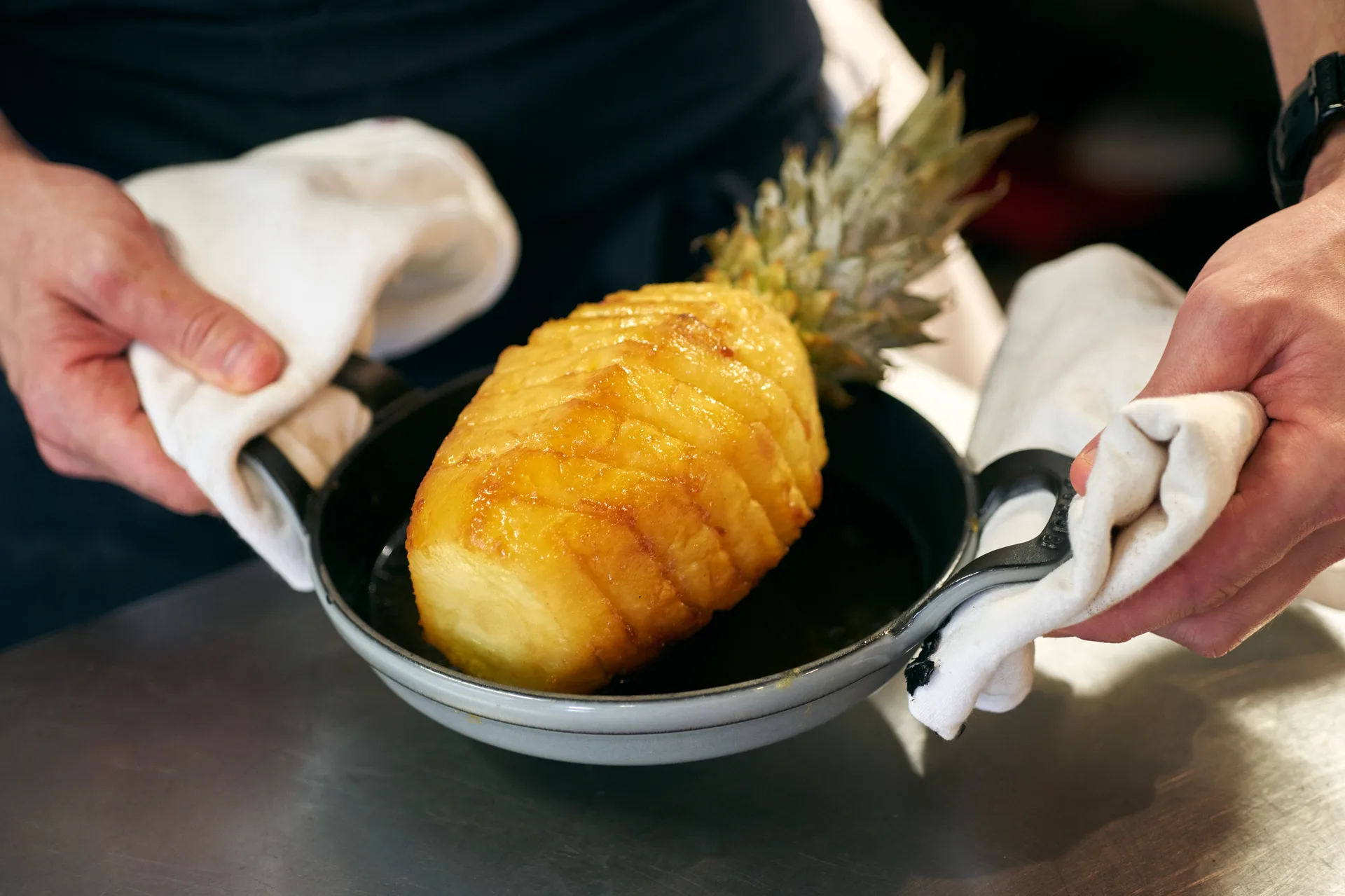 Staub στρογγυλό σκεύος μαντεμένιο Ø20εκ., Γραφίτης γκρι STAUB