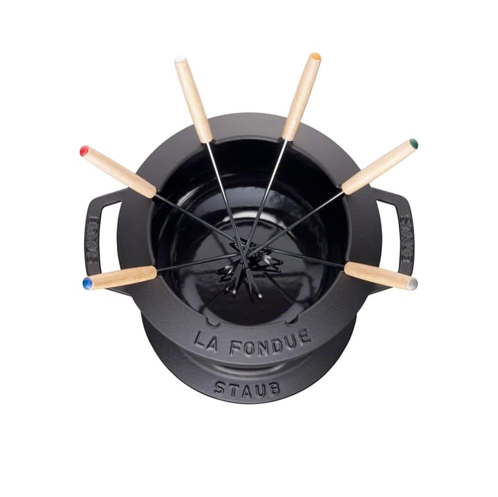 Staub σετ φοντύ 2.35 l, μαύρο STAUB