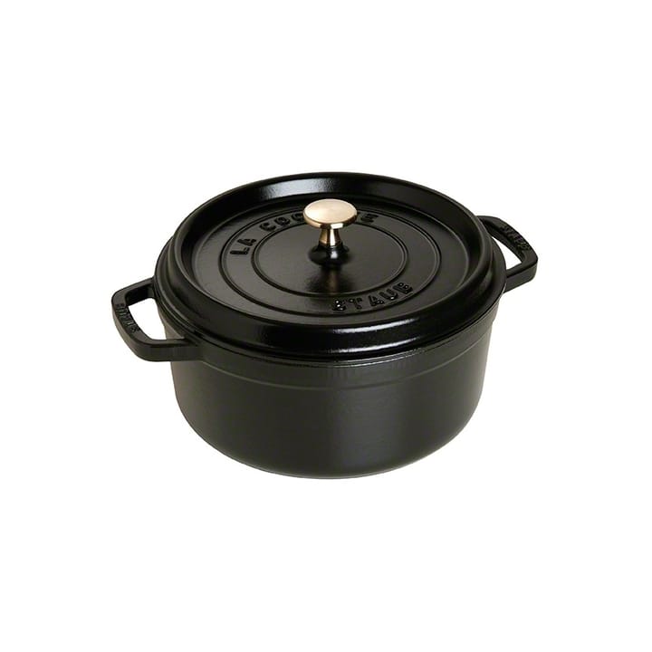 Staub στρογγυλή γάστρα 3.8 l - μαύρο - STAUB