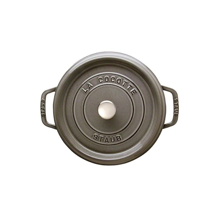 Staub στρογγυλή γάστρα 3.8 l, γκρι STAUB