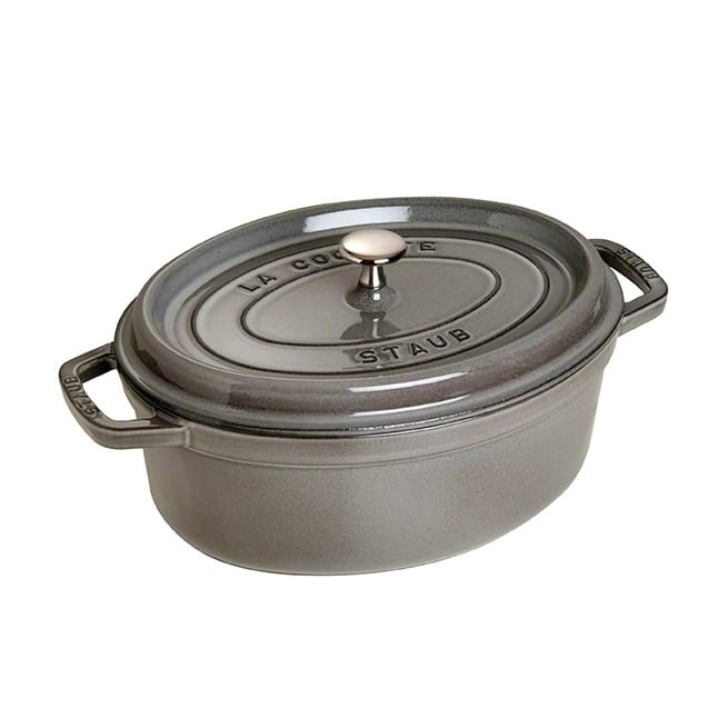 Staub οβάλ γάστρα 4.2 l - γκρι - STAUB