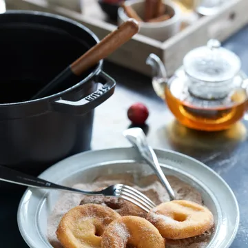 Staub στρογγυλή κατσαρόλα ψηλού μοντέλου 4,8 L - Ματ μαύρο - STAUB