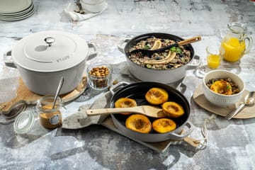Staub Σετ κατσαρόλα και κατσαρόλες στοιβαζόμενα 5 τεμάχια - White truffle - STAUB