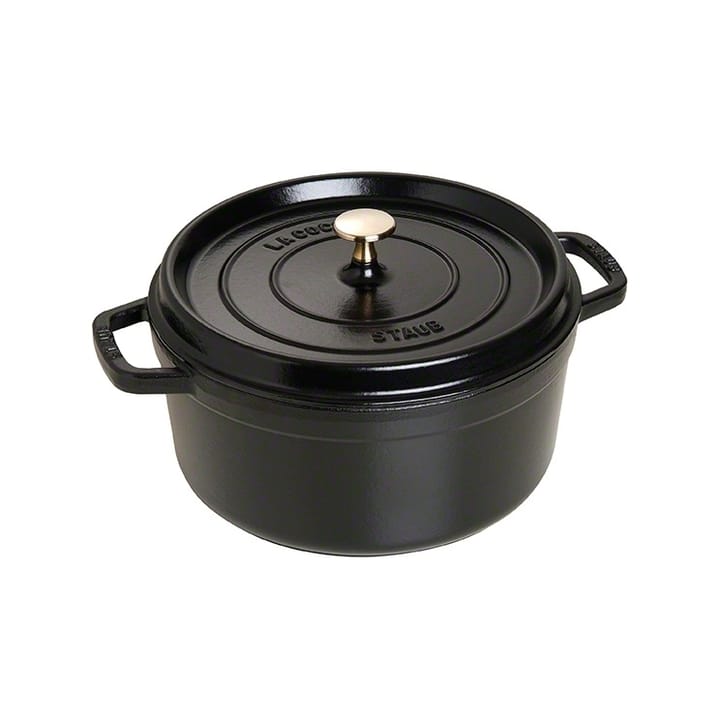 Staub στρογγυλή γάστρα 5.2 l - μαύρο - STAUB