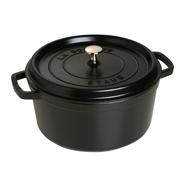 Staub στρογγυλή γάστρα 6.7 l - μαύρο - STAUB