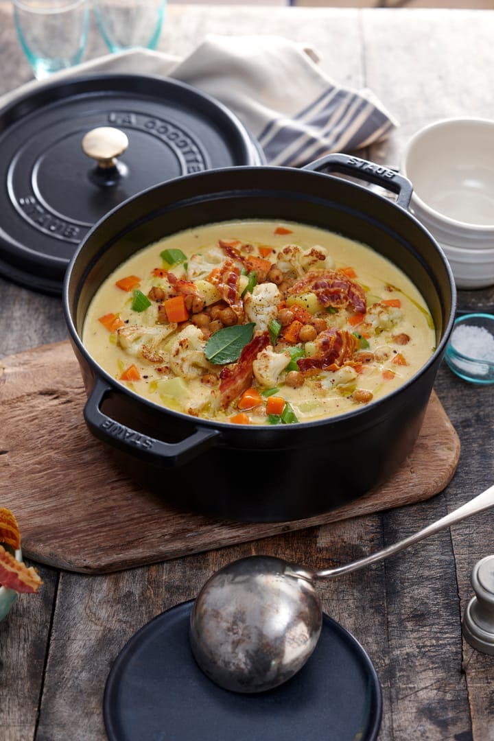 Staub στρογγυλή γάστρα 6.7 l, μαύρο STAUB