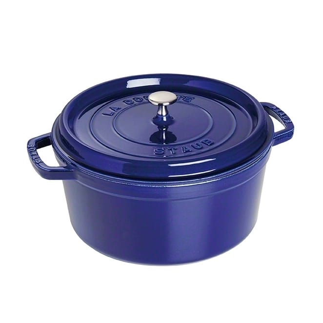 Staub στρογγυλή γάστρα. Τρεις στρώσεις εμαγιέ 6.7 l - σκούρο μπλε - STAUB