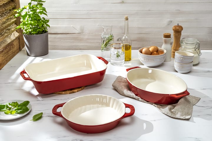 Staub Ceramic φόρμα για πίτα Ø24 εκ., Κεράσι STAUB