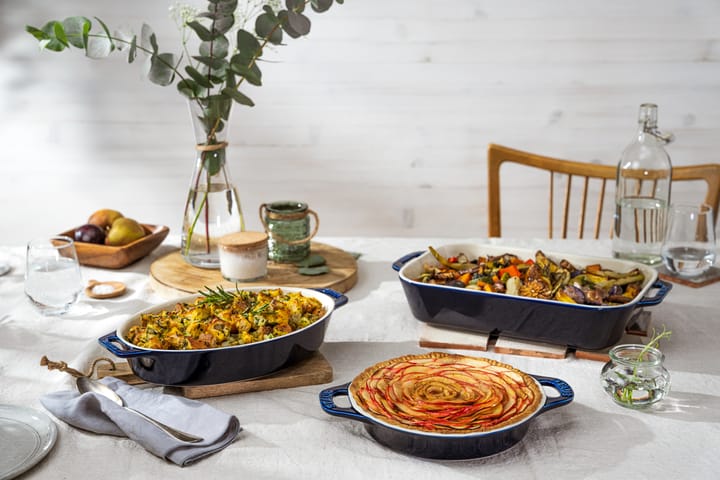 Staub Ceramic φόρμα για πίτα Ø24 εκ., Σκούρο μπλε STAUB