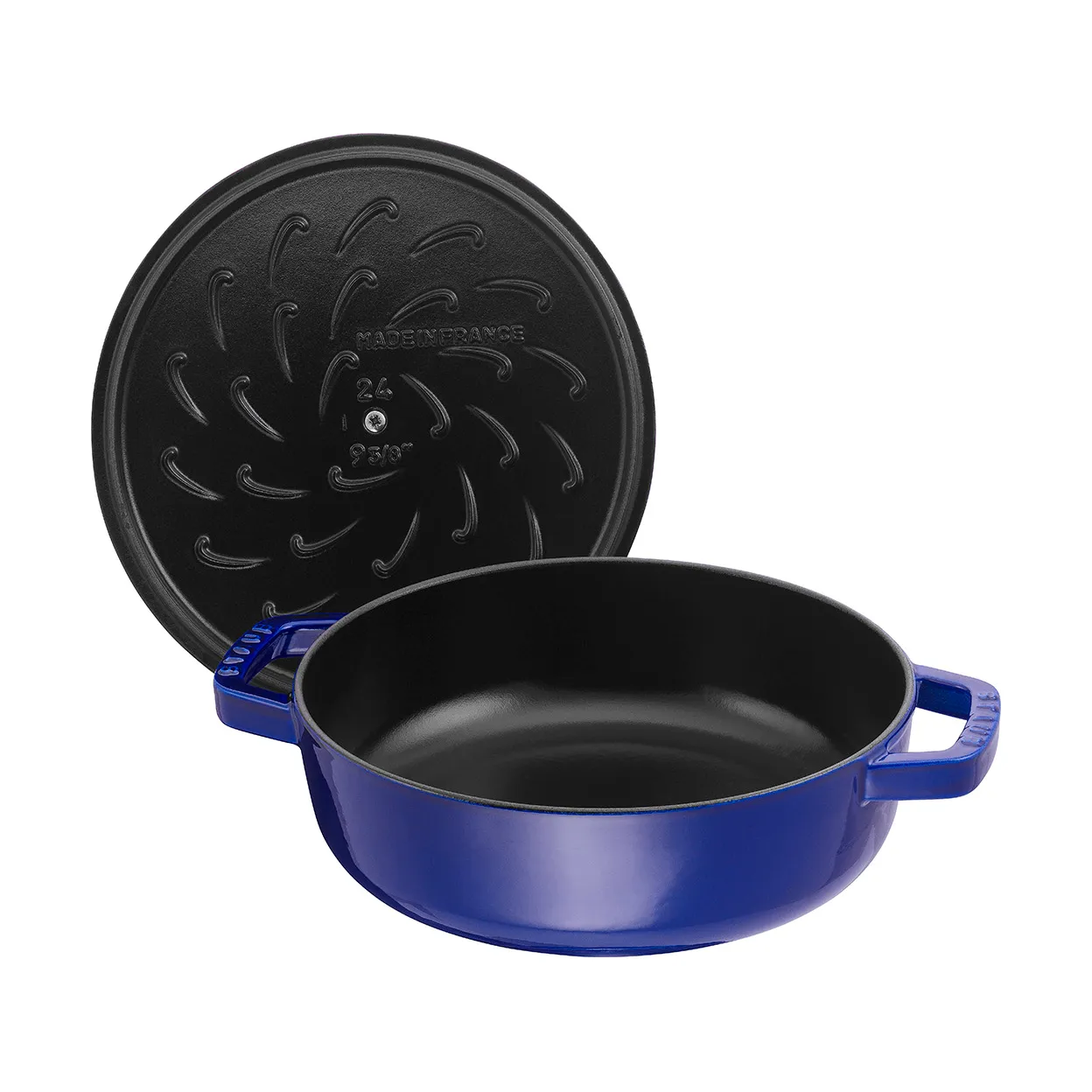 Staub Chistera γάστρα μαντεμένια Ø24 εκ., Σκούρο μπλε STAUB