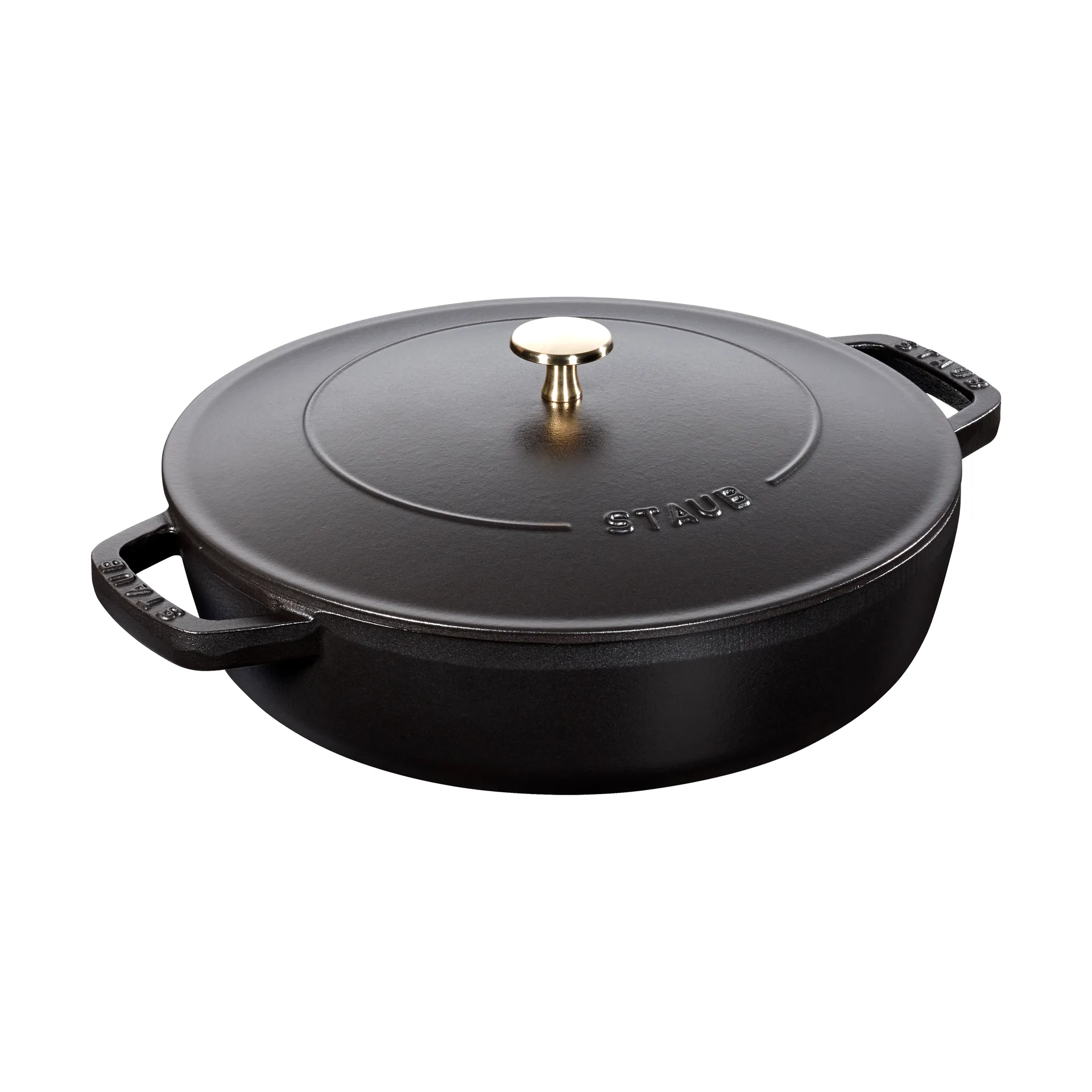 Staub Chistera γάστρα μαντεμένια Ø24 εκ., Μάυρο STAUB