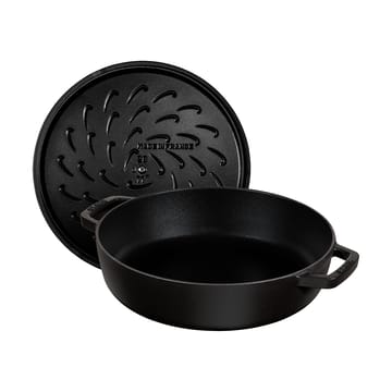 Staub Chistera γάστρα μαντεμένια Ø24 εκ. - Μάυρο - STAUB