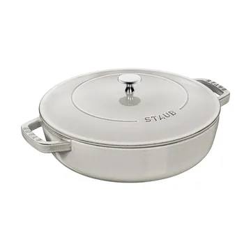 Staub Chistera γάστρα μαντεμένια Ø28 εκ. - White truffle - STAUB