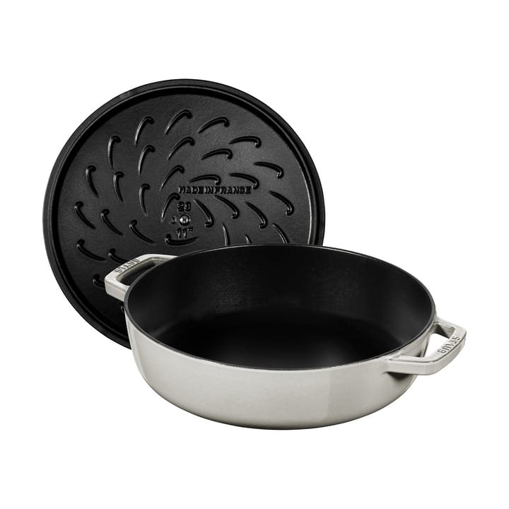 Staub Chistera γάστρα μαντεμένια Ø28 εκ., White truffle STAUB