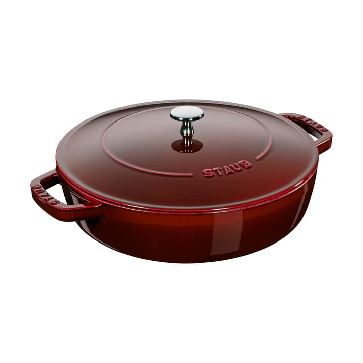 Staub Chistera γάστρα μαντεμένια Ø28 εκ. - Γρεναδίνι κόκκινο - STAUB
