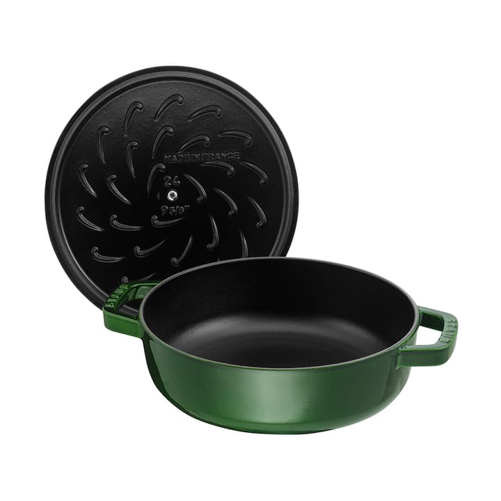 Staub Chistera γάστρα μαντεμένια Ø28 εκ., Πράσινο βασιλικόυ STAUB