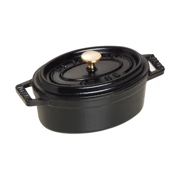 Staub La Cocotte οβάλ μίνι κατσαρόλα χυτοσίδηρος 0,25 L - Μάυρο - STAUB