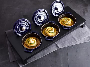 Staub La Cocotte στρογγυλή κατσαρόλα μαντεμένια 0,25 L - Σκούρο μπλε - STAUB
