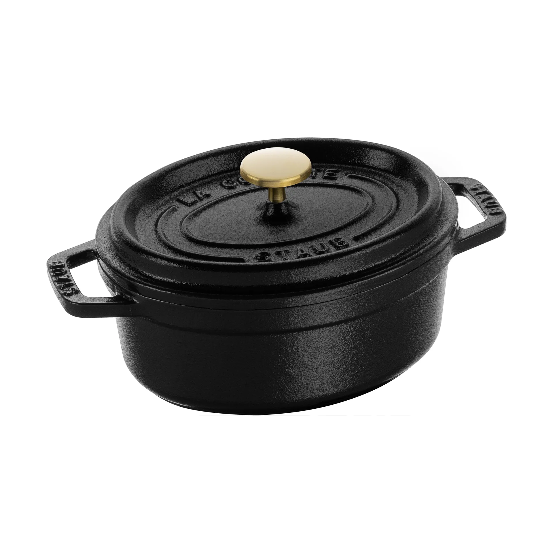 Staub La Cocotte οβάλ κατσαρόλα μαντέμι 0,6 L, Μάυρο STAUB