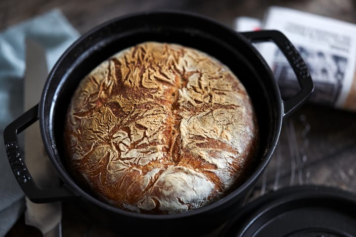 Staub La Cocotte στρογγυλή κατσαρόλα μαντεμένια 1,7 L, Μάυρο STAUB