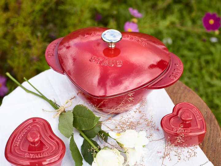 Staub La Cocotte κατσαρόλα καρδιά  1,75 L, Κόκκινο STAUB