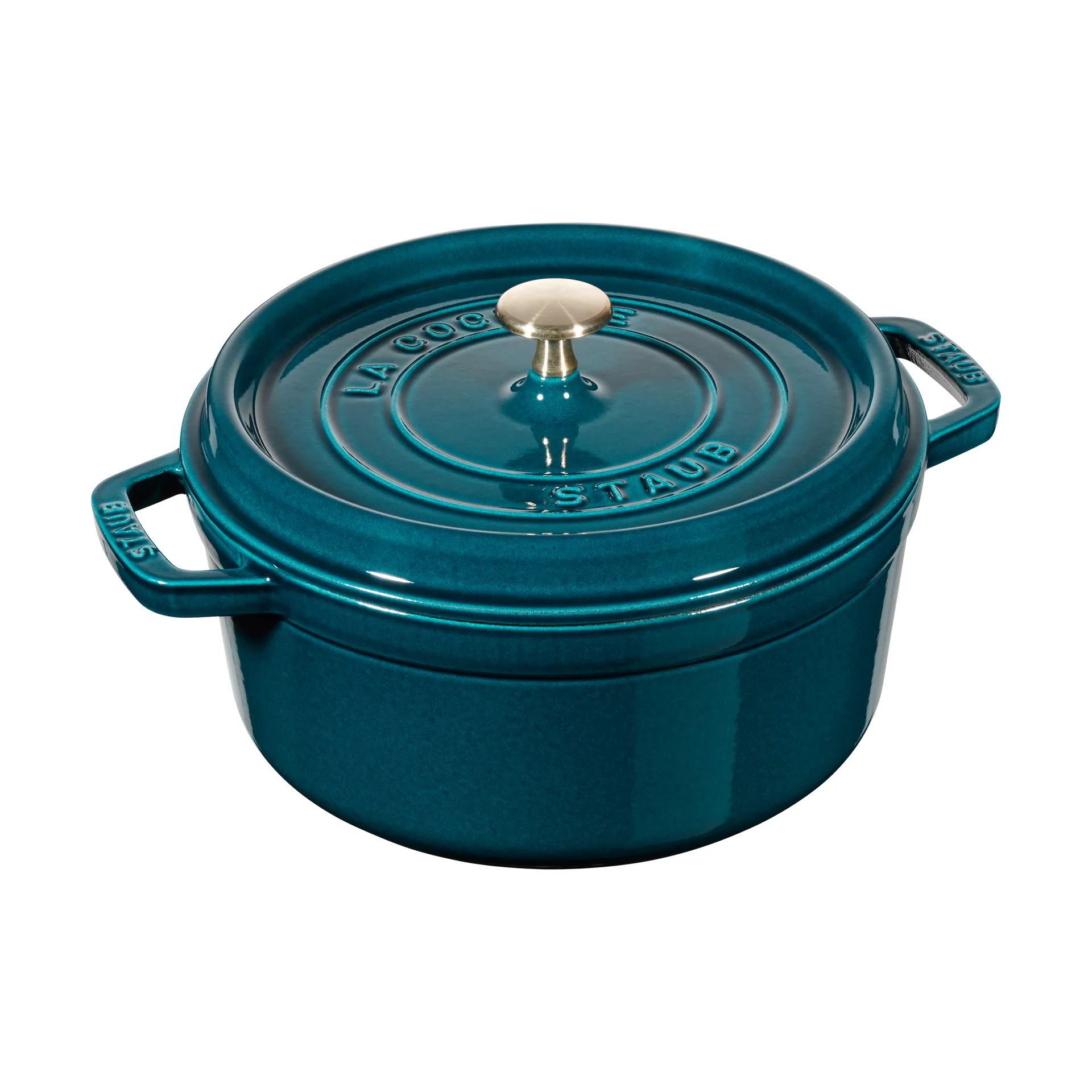 Staub La Cocotte στρογγυλή κατσαρόλα μαντεμένια 2,2 L, La Mer STAUB