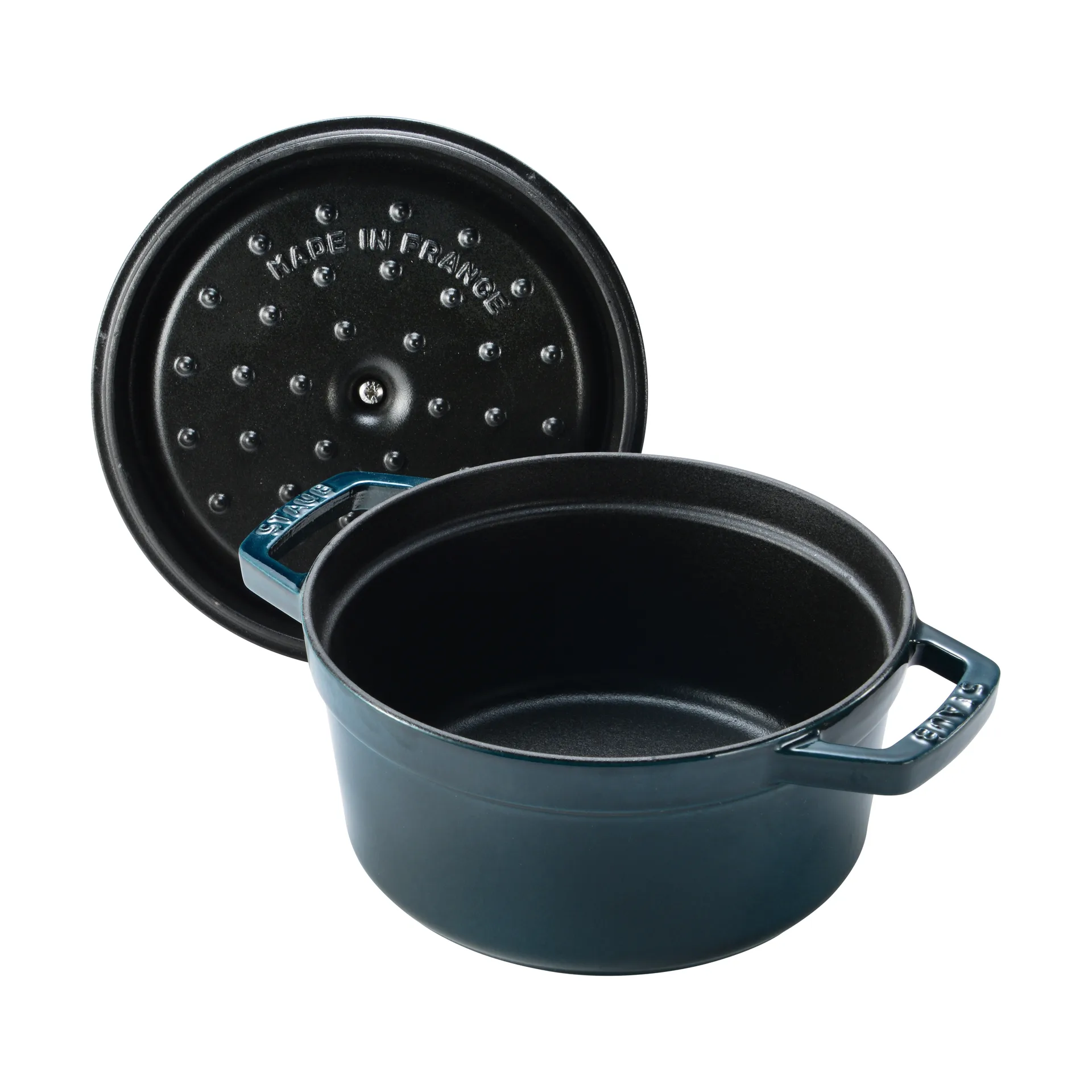 Staub La Cocotte στρογγυλή κατσαρόλα μαντεμένια 2,2 L, La Mer STAUB