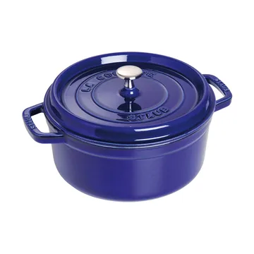 Staub La Cocotte στρογγυλή κατσαρόλα μαντεμένια 2,6 L - Σκούρο μπλε - STAUB