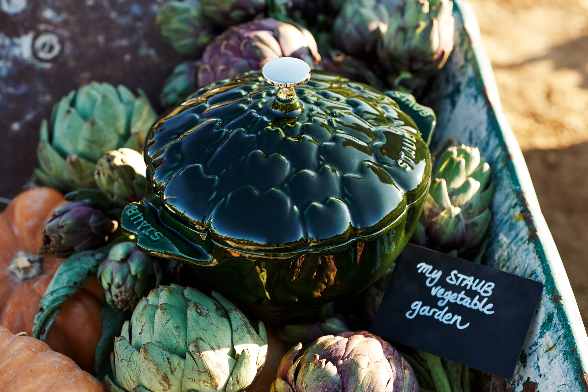 Staub La Cocotte κατσαρόλα αγκινάρα 3 L, Πράσινο βασιλικόυ STAUB