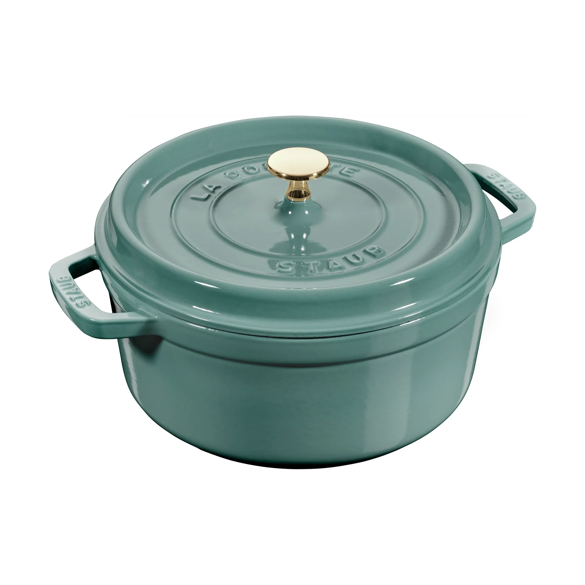 Staub La Cocotte στρογγυλή κατσαρόλα μαντεμένια 3,8 L, Ξύλο ευκαλύπτου STAUB