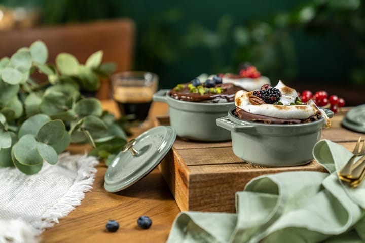 Staub La Cocotte στρογγυλή κατσαρόλα μαντεμένια 3,8 L, Ξύλο ευκαλύπτου STAUB