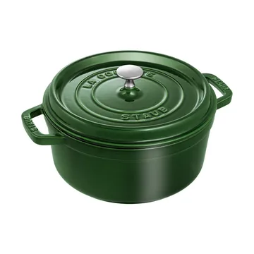 Staub La Cocotte στρογγυλή κατσαρόλα μαντεμένια 3,8 L - Πράσινο βασιλικόυ - STAUB