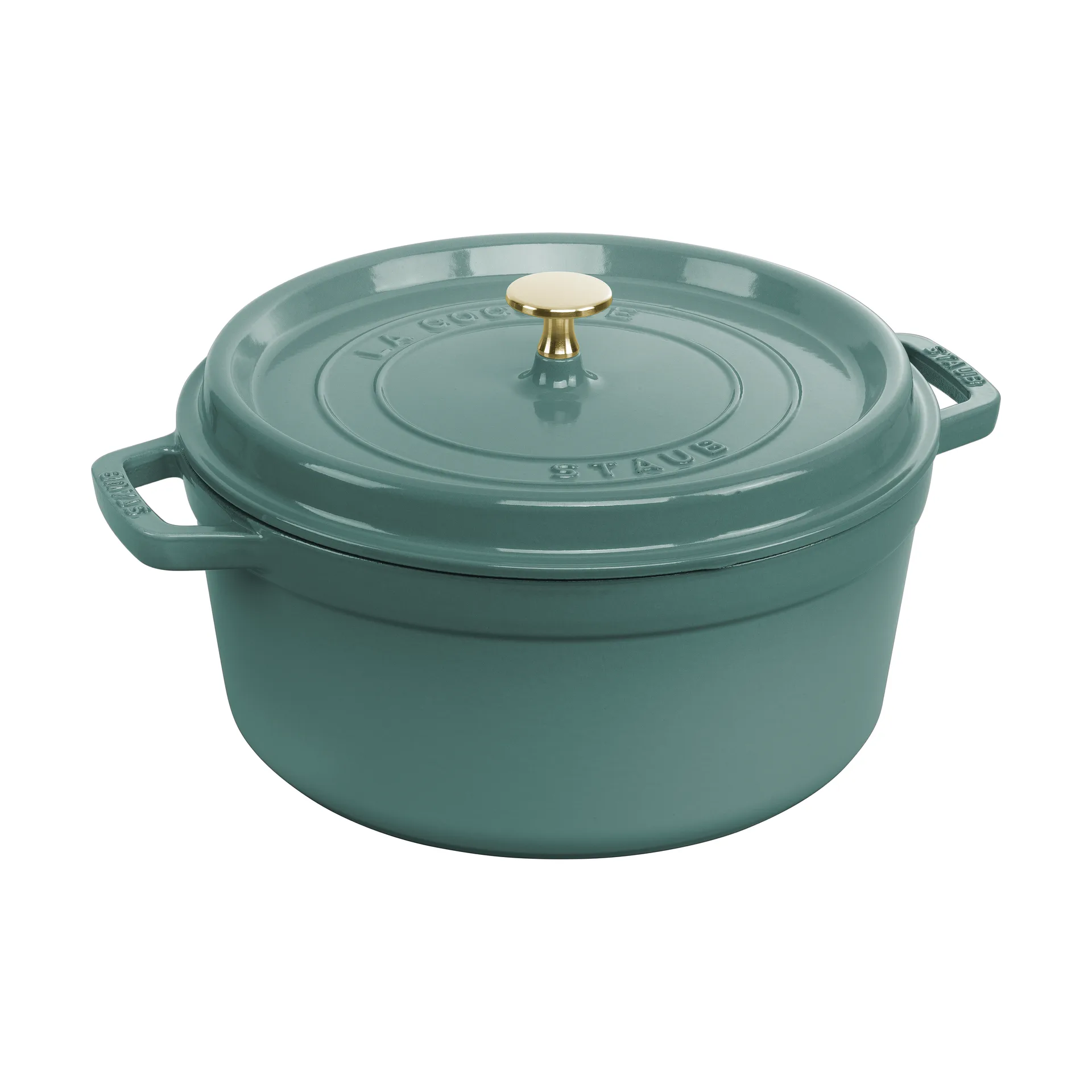 Staub La Cocotte στρογγυλή κατσαρόλα μαντεμένια 5,2 L, Ξύλο ευκαλύπτου STAUB