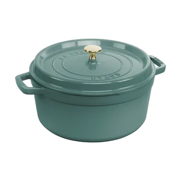 Staub La Cocotte στρογγυλή κατσαρόλα μαντεμένια 5,2 L - Ξύλο ευκαλύπτου - STAUB
