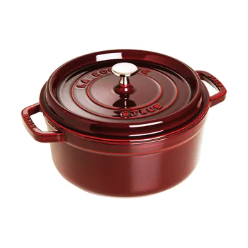 Staub La Cocotte στρογγυλή κατσαρόλα μαντεμένια 5,2 L - Γρεναδίνι κόκκινο - STAUB