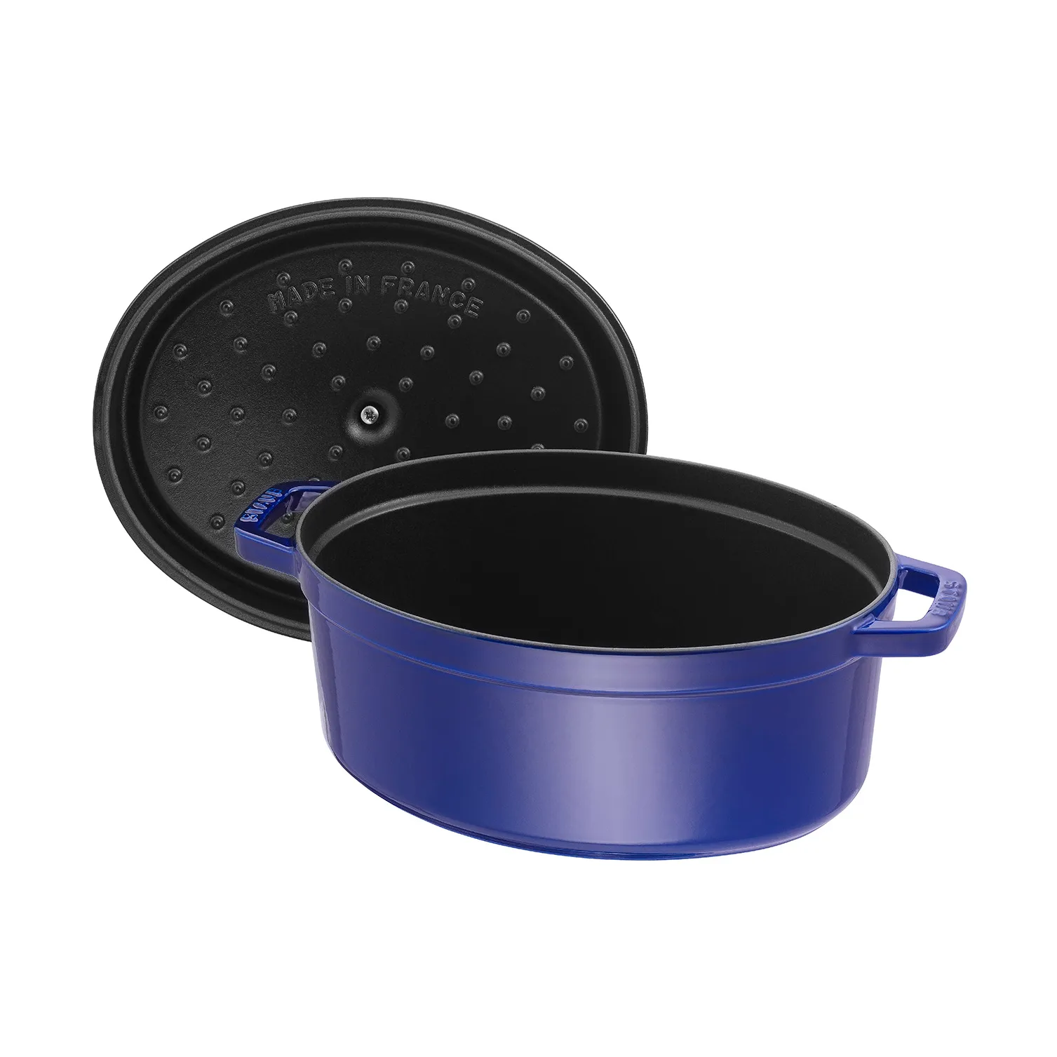 Staub La Cocotte οβάλ κατσαρόλα μαντεμένια 6,7 L, Σκούρο μπλε STAUB
