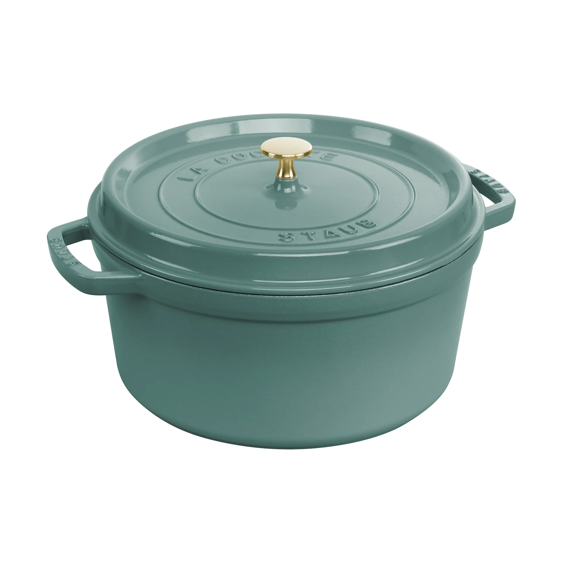 Staub La Cocotte στρογγυλή κατσαρόλα μαντεμένια 6,7 L, Ξύλο ευκαλύπτου STAUB