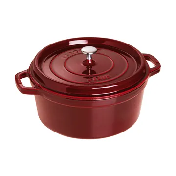 Staub La Cocotte στρογγυλή κατσαρόλα μαντεμένια 6,7 L - Γρεναδίνι κόκκινο - STAUB