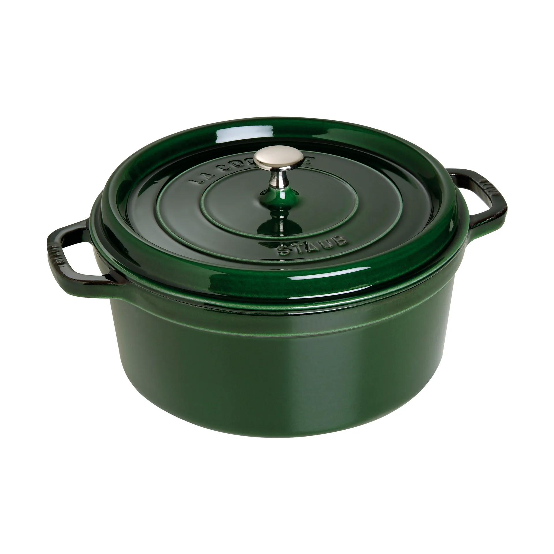 Staub La Cocotte στρογγυλή κατσαρόλα μαντεμένια 6,7 L, Πράσινο βασιλικόυ STAUB