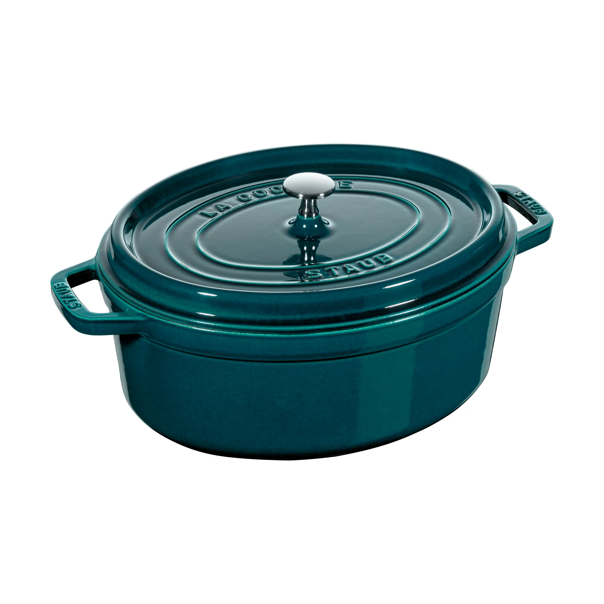 Staub La Cocotte οβάλ κατσαρόλα μαντεμένια 8 L, La Mer STAUB