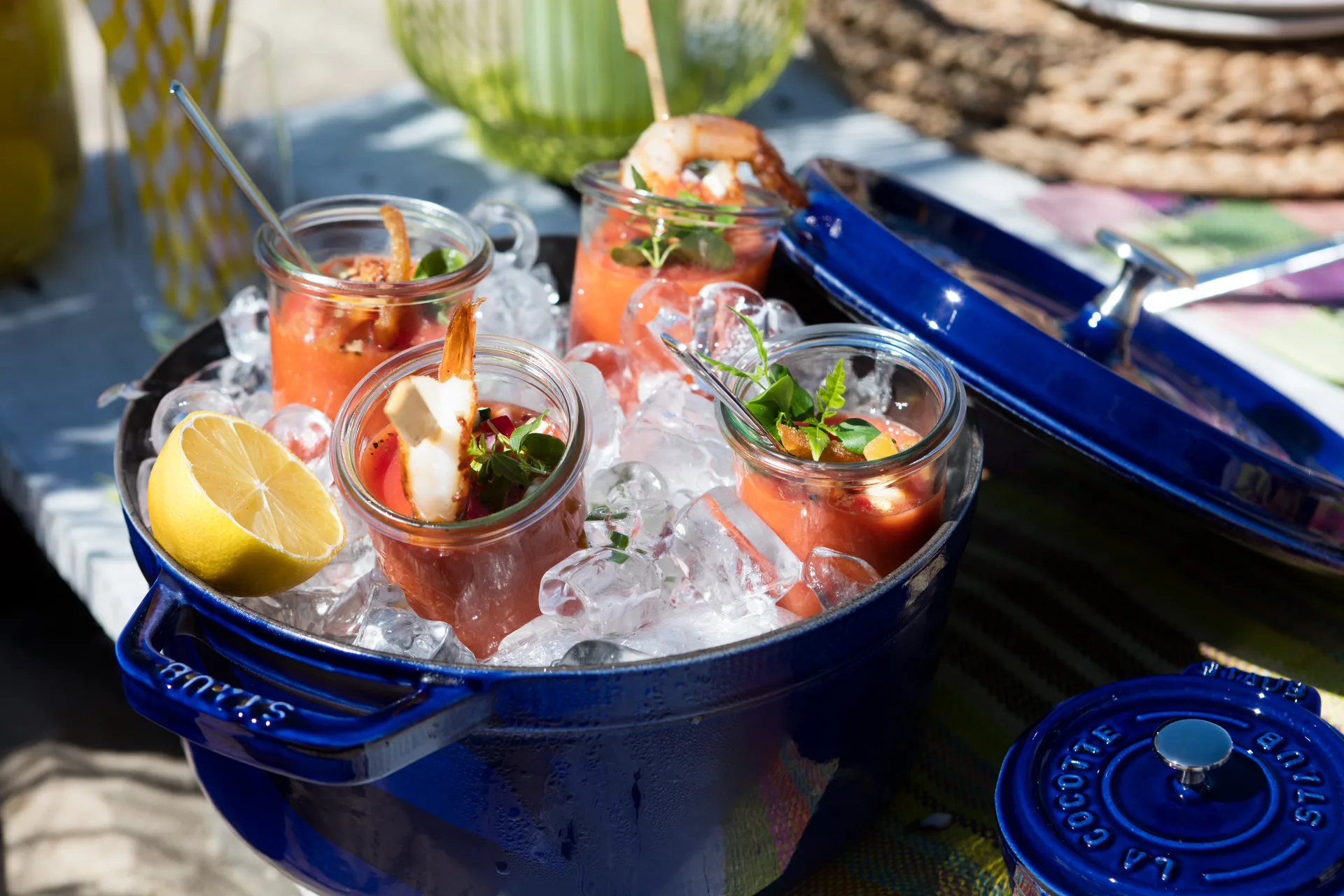 Staub La Cocotte στρογγυλή κατσαρόλα μαντεμένια 8,4 L, Σκούρο μπλε STAUB