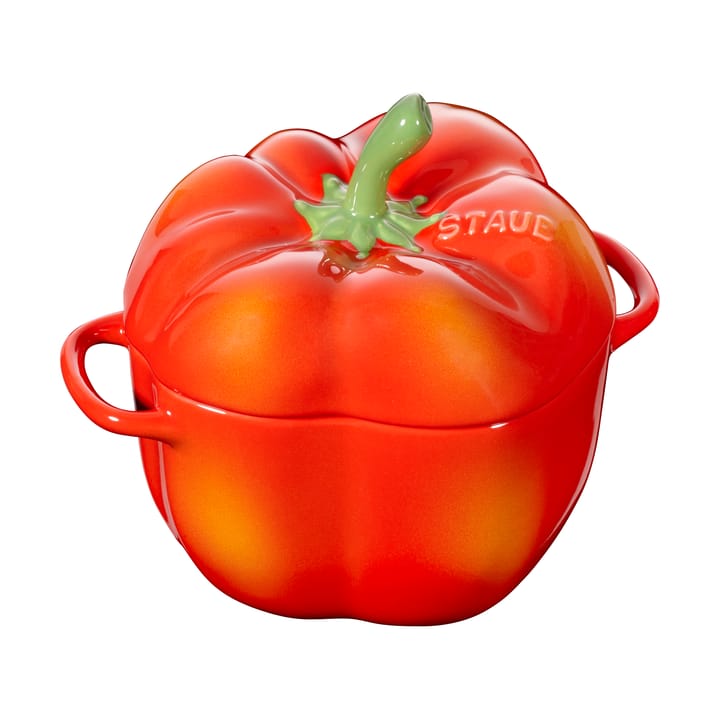 Staub mini κατσαρόλα πιπεριά 0,47 L - Πορτοκαλί-κόκκινο - STAUB