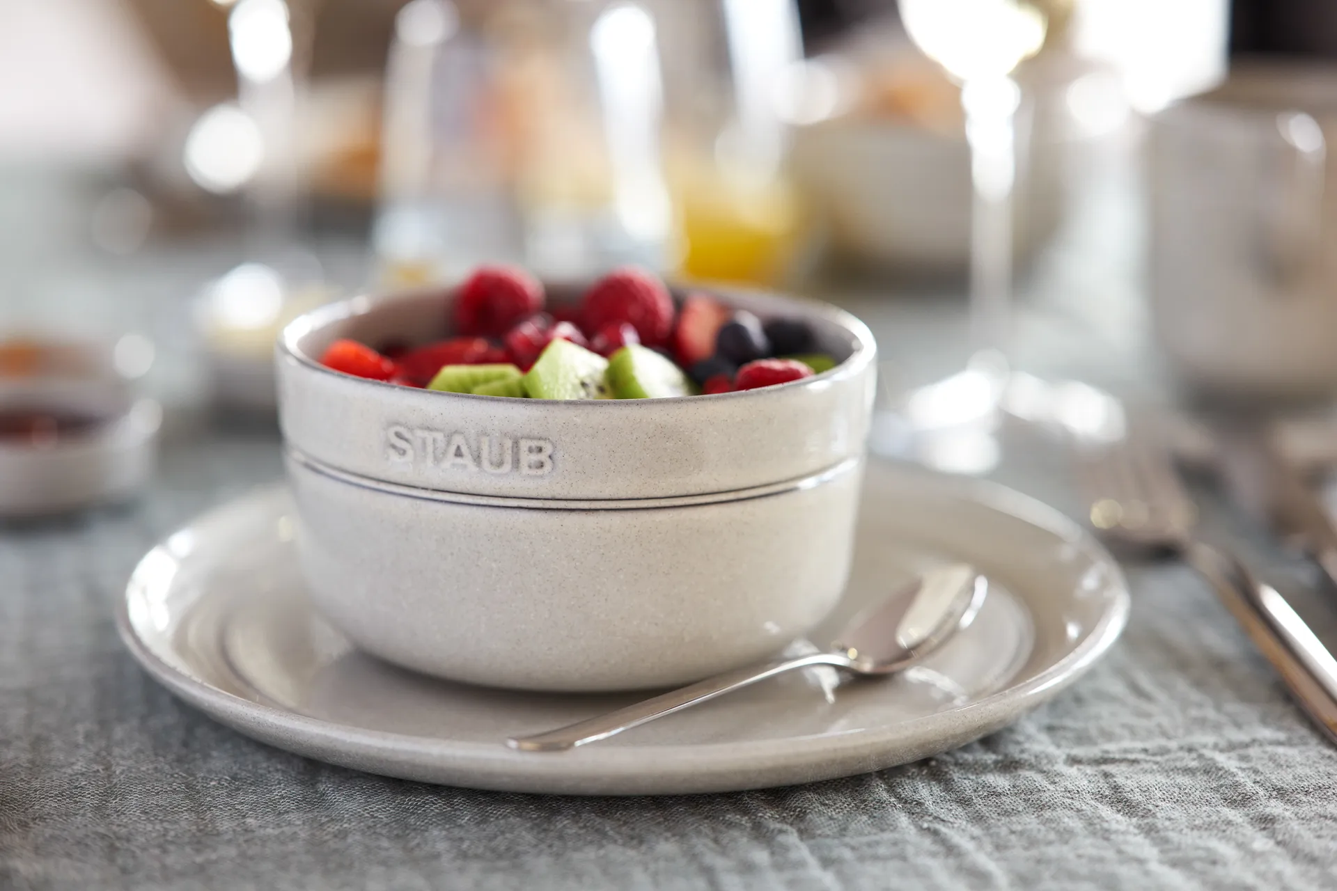 Staub New Truffle πιάτο Λευκό, Ø 20 cm STAUB