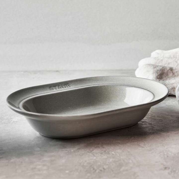 Staub New Truffle οβάλ πιατάκι Λευκό, 25 cm STAUB