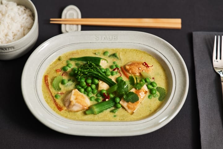 Staub New Truffle βάση για μαχαιροπήρουνα Λευκό συσκευασία 4 τεμαχίων, 6 cm STAUB