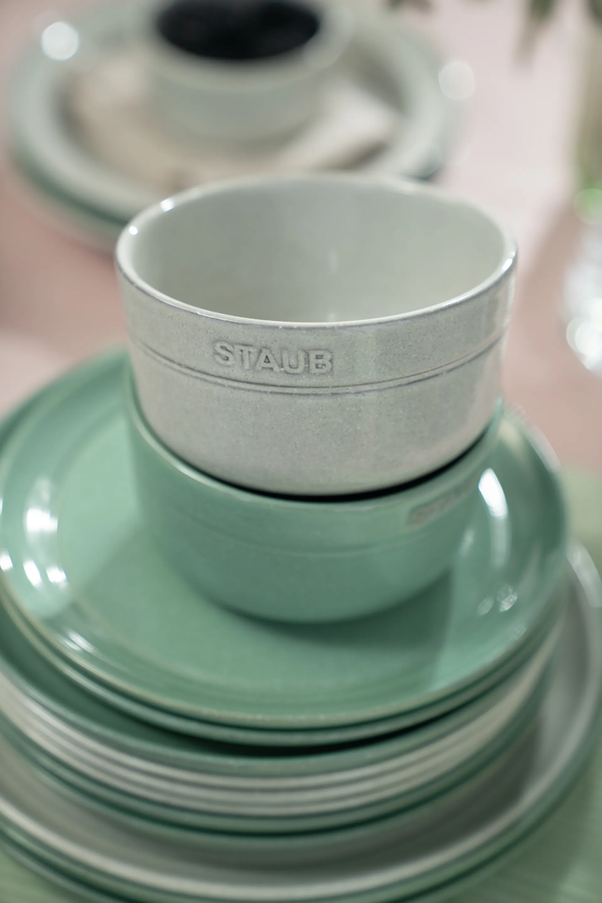 Staub oval πιάτο 25 εκ, Salvia STAUB