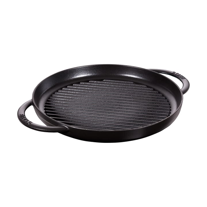 Staub Pure γκριλ τηγάνι χυτοσίδηρο στρογγυλό μαύρο - Ø30 εκ. - STAUB