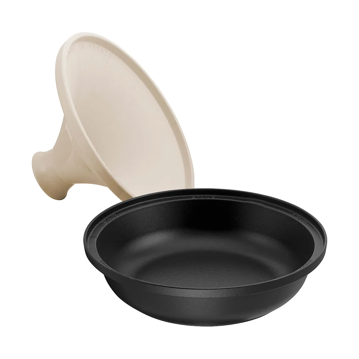 Staub Tagine χυτοσίδηρος μαύρο-μπεζ, 20 εκ. STAUB